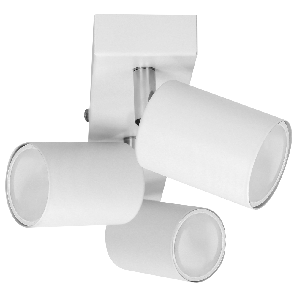 DOA SP 3 wall and ceiling light, white, GU10, max. 3x7W, IP20